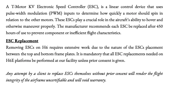 ESC replacement guidelines