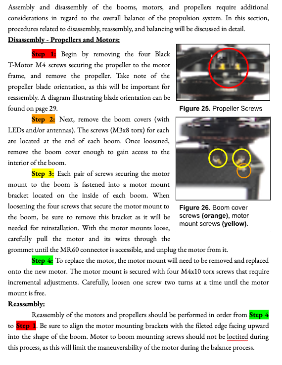 Motor assembly instructions
