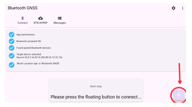GNSS pre-connect