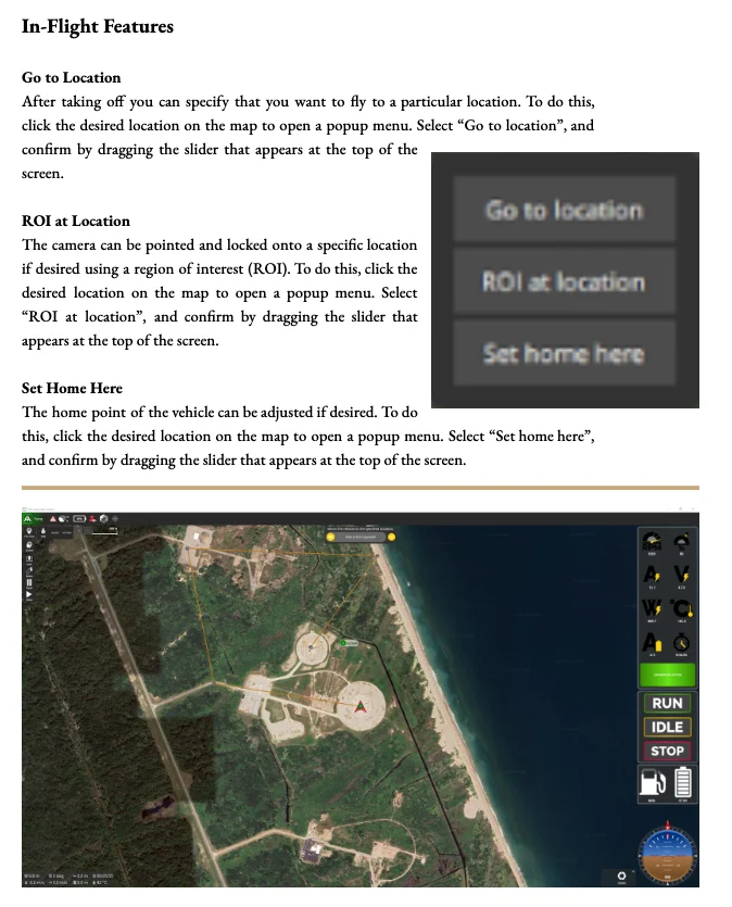 In flight features overview