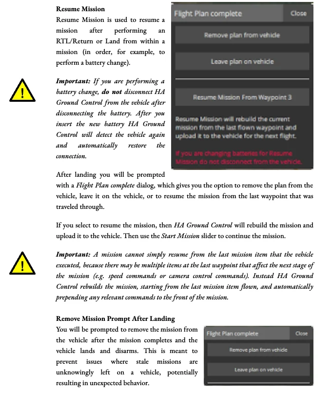 Mission features details